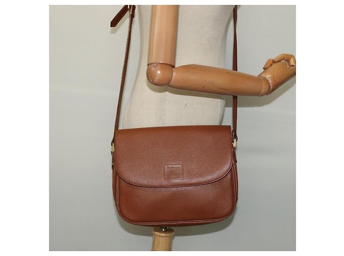 Autre Marque Borsa a Spalla Burberrys in Pelle Marrone Oro Auth BA3605 D'oro - vista 21
