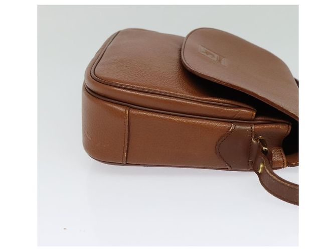 Autre Marque Borsa a Spalla Burberrys in Pelle Marrone Oro Auth BA3605 D'oro - vista 4