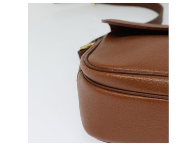 Autre Marque Borsa a Spalla Burberrys in Pelle Marrone Oro Auth BA3605 D'oro - vista 9