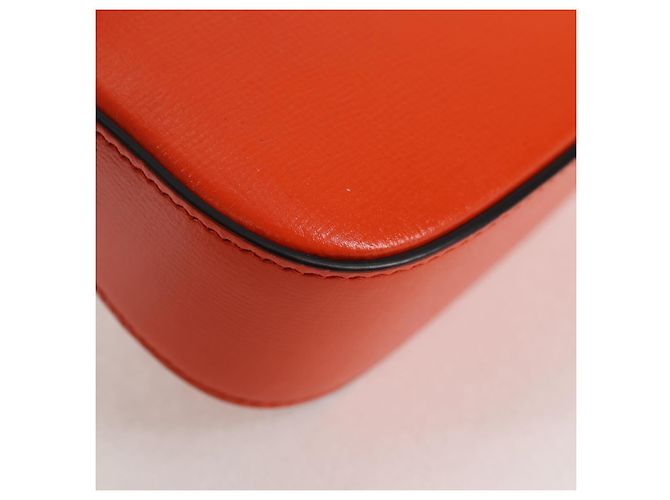 Borsa a spalla in pelle GUCCI Sherry Line arancione rosso navy 726863 Auth 127887M - vista 17
