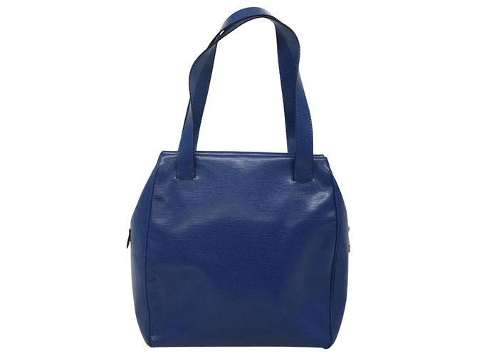 Céline Borsa a Spalla CELINE in Pelle Blu Oro Auth BA3538 D'oro - vista 2