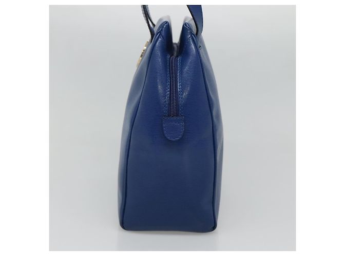 Céline Borsa a Spalla CELINE in Pelle Blu Oro Auth BA3538 D'oro - vista 4