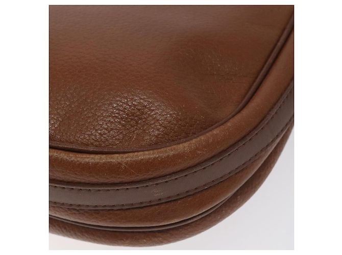 Burberry Borsa a spalla in pelle marrone dorato Auth ti3255 D'oro - vista 15