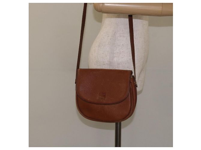 Burberry Borsa a spalla in pelle marrone dorato Auth ti3255 D'oro - vista 21