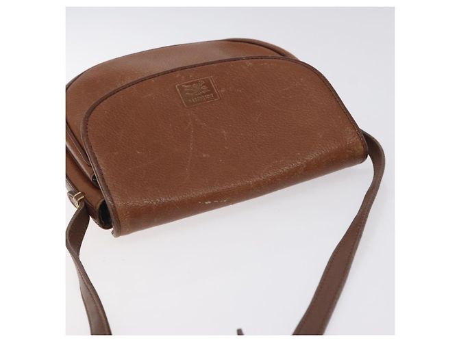 Burberry Borsa a spalla in pelle marrone dorato Auth ti3255 D'oro - vista 6