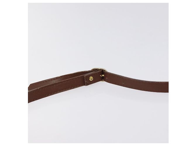 Burberry Borsa a spalla in pelle marrone dorato Auth ti3255 D'oro - vista 8