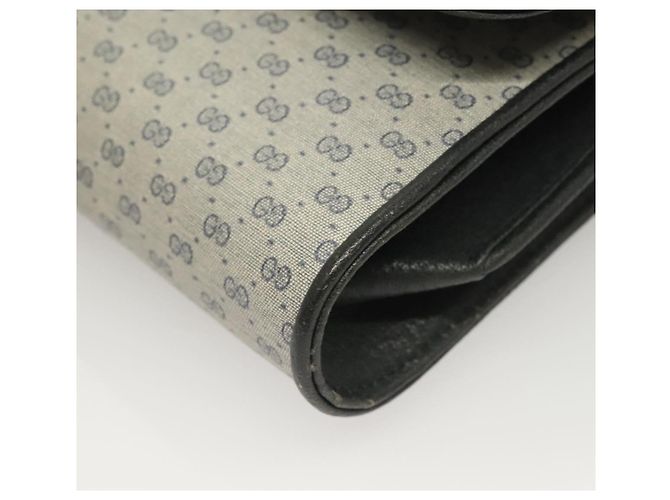 Gucci Borsa a spalla Micro GG Supreme in PVC Navy Gold 89 02 050 Auth BA3432 D'oro Blu navy - vista 15