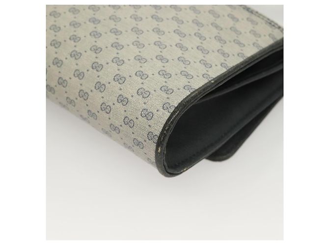 Gucci Borsa a spalla Micro GG Supreme in PVC Navy Gold 89 02 050 Auth BA3432 D'oro Blu navy - vista 17