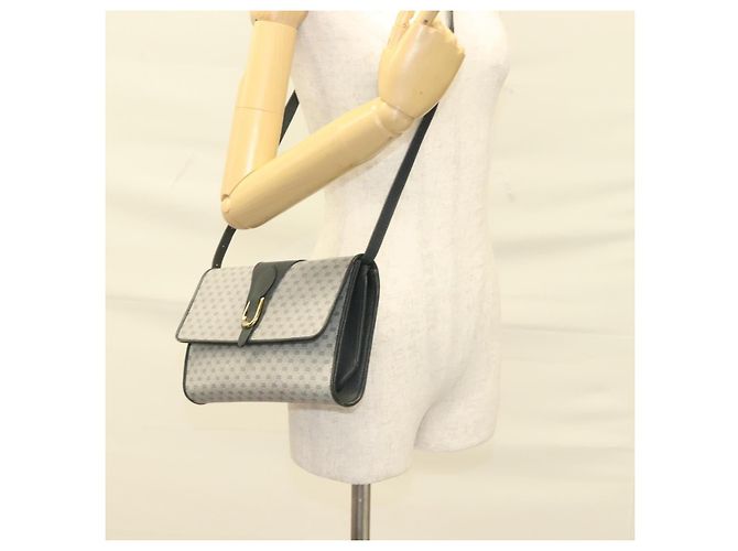 Gucci Borsa a spalla Micro GG Supreme in PVC Navy Gold 89 02 050 Auth BA3432 D'oro Blu navy - vista 25