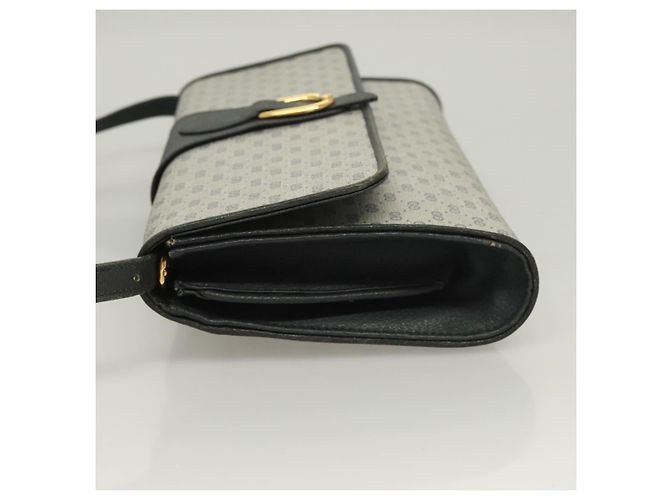 Gucci Borsa a spalla Micro GG Supreme in PVC Navy Gold 89 02 050 Auth BA3432 D'oro Blu navy - vista 4