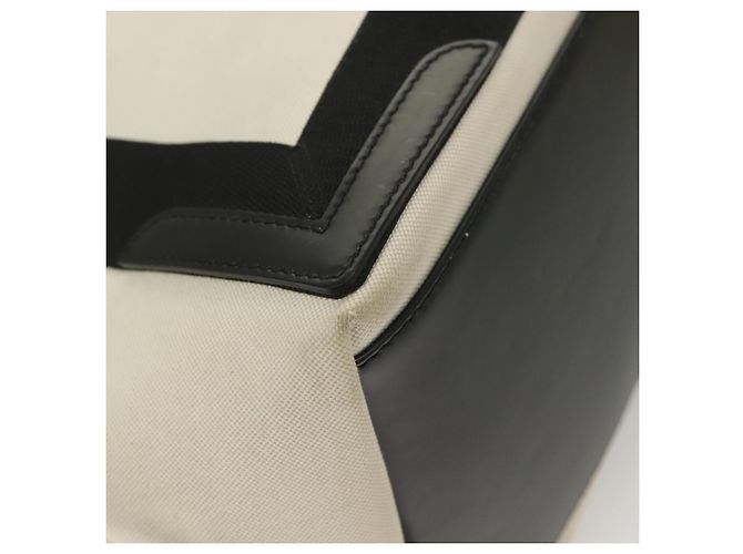 Cabas S Tote Bag aus Canvas in Weiß BALENCIAGA 339933 Auth mr1425 - Ansicht 15