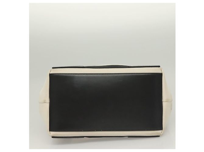 Cabas S Tote Bag aus Canvas in Weiß BALENCIAGA 339933 Auth mr1425 - Ansicht 5