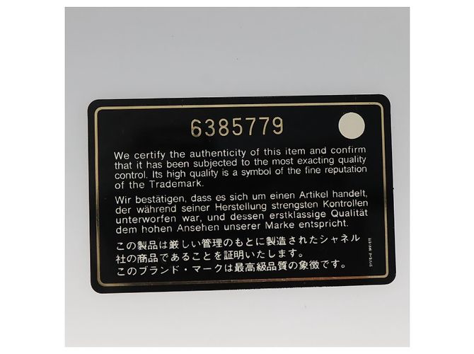 CHANEL Nuova Linea da Viaggio Portafoglio a Catena Nylon Argento CC Auth bs27339 - vista 12