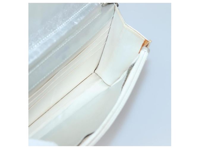 CHANEL Nuova Linea da Viaggio Portafoglio a Catena Nylon Argento CC Auth bs27339 - vista 20