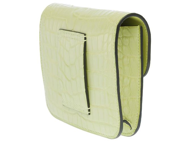 Hermès Acessório HERMES Constance Slim em Crocodilo Amarelo - 102730 - vista 7