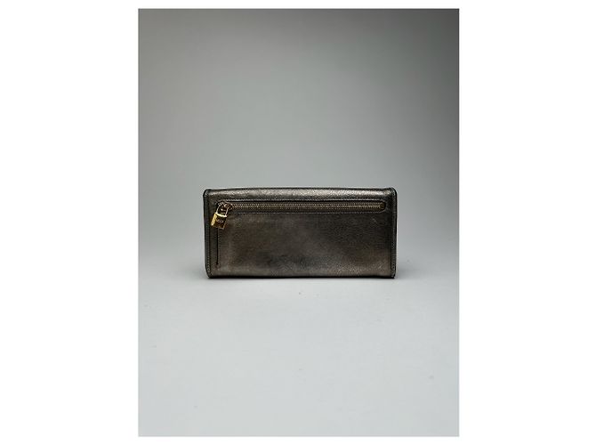 Vintage Loewe Madrid Leather wallet Silver Silvery - view 2