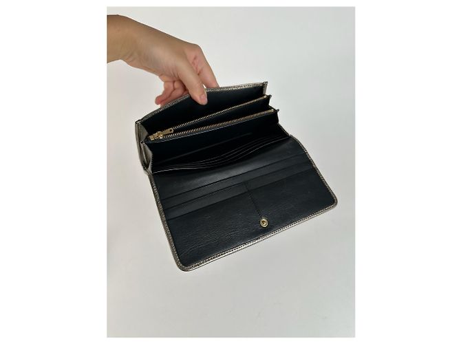 Vintage Loewe Madrid Leather wallet Silver Silvery - view 4
