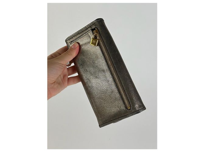 Vintage Loewe Madrid Leather wallet Silver Silvery - view 6