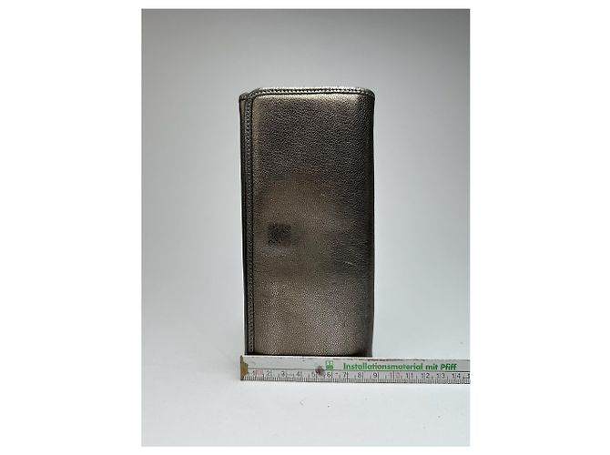 Vintage Loewe Madrid Leather wallet Silver Silvery - view 9
