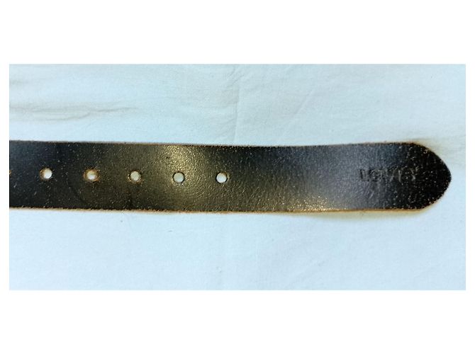 Levi's Red Tab™ Split Cowhide Leather Rocker Belts, SKULL Dark Metal Buckle Multiple colors - view 6