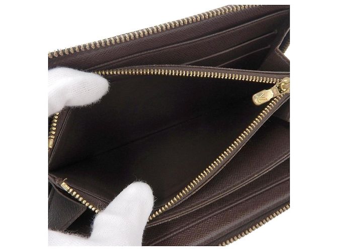 Louis Vuitton Damier Zippy Geldbörse N60015 Braun - Ansicht 7