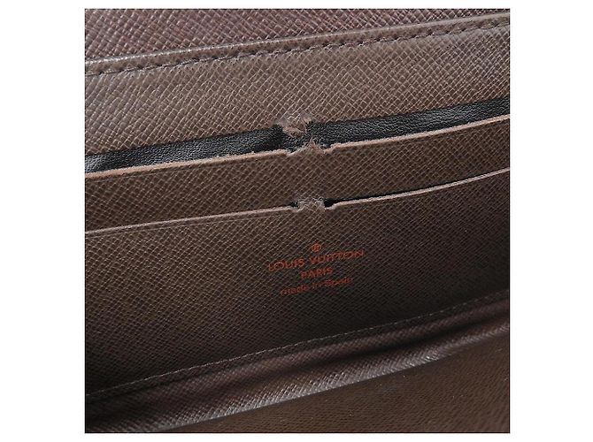 Louis Vuitton Damier Zippy Geldbörse N60015 Braun - Ansicht 8