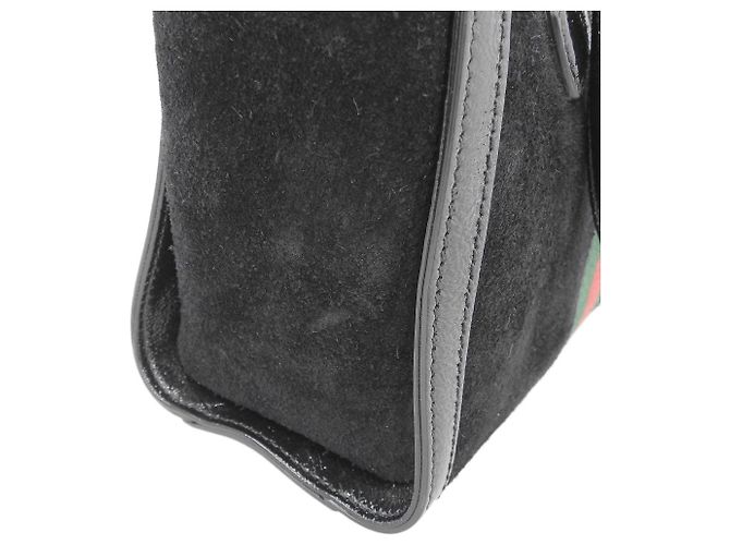 Borsa in suede Gucci Ophidia nera Nero - vista 5