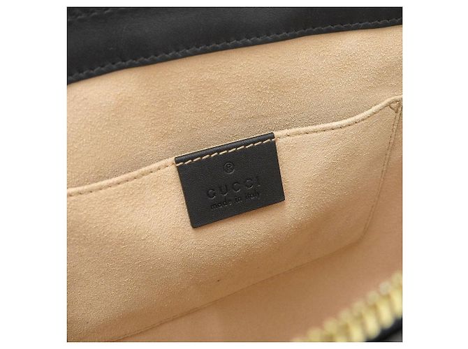 Borsa in suede Gucci Ophidia nera Nero - vista 7