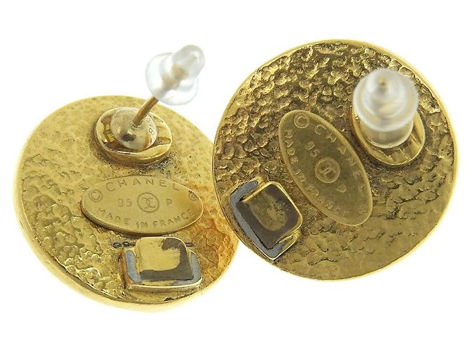 Orecchini Chanel Coco Marchio Perla Imitazione Vintage D'oro - vista 5