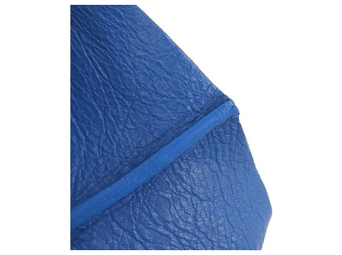Borsa Tote M in pelle Balenciaga Blu - vista 4