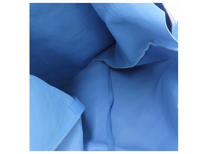 Borsa Tote M in pelle Balenciaga Blu - vista 6