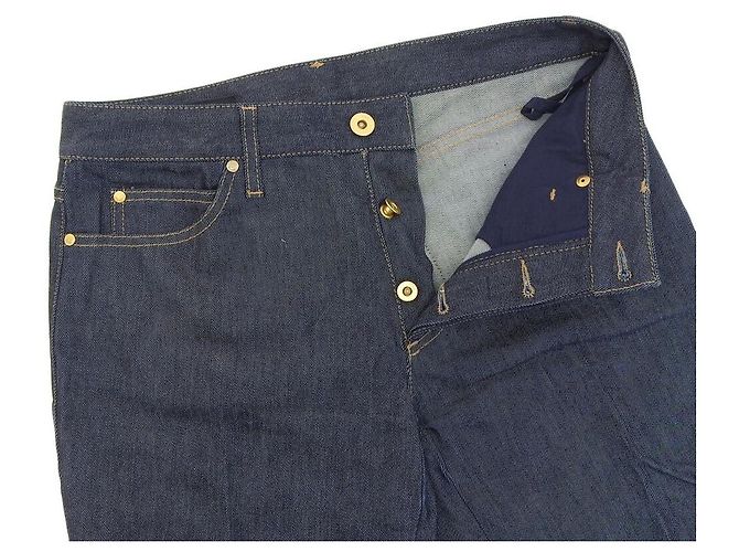 Jeans in denim Gucci logo GG per donne Blu - vista 3