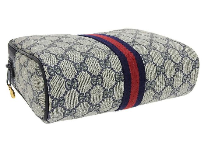 Pochette Gucci Sherry Line Marine Bleu Bleu Marine - vue 3