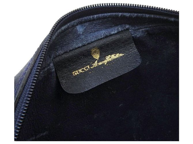 Pochette Gucci Sherry Line Marine Bleu Bleu Marine - vue 7
