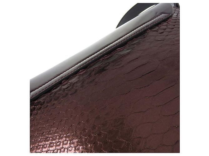Bolsa Clutch 2WAY em Couro de Python Brunello Cucinelli - vista 4