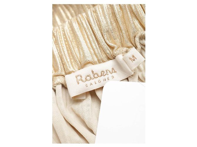 Autre Marque Pantalon Rabens Saloner Doré - vue 4