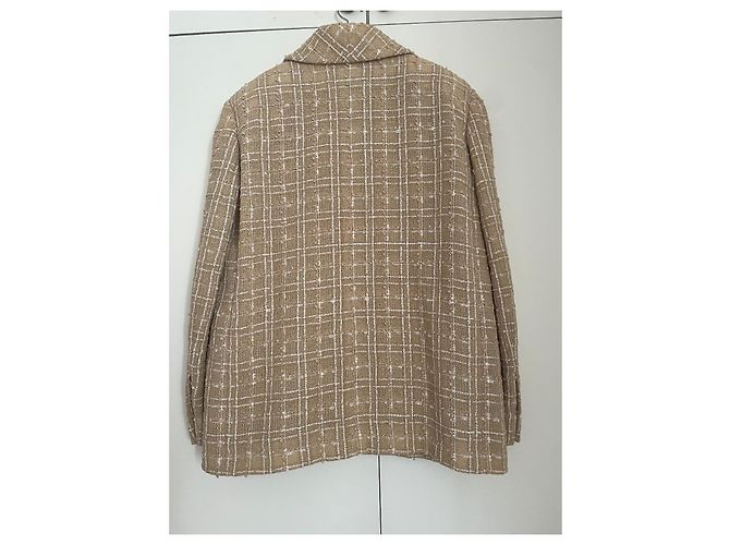 Cambon Chanel Chaqueta de playa 2019 Beige de Algodón - vista 3