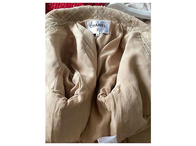 Cambon Chanel Chaqueta de playa 2019 Beige de Algodón - vista 9