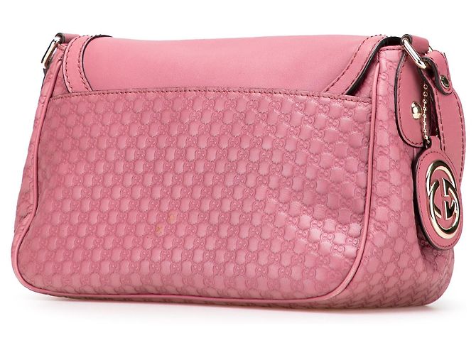 Gucci Pink Microguccissima Sukey Crossbody Rosa - vista 2