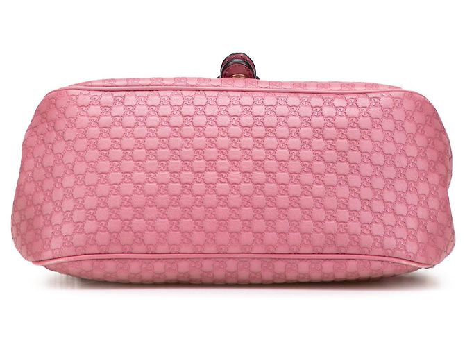 Gucci Pink Microguccissima Sukey Crossbody Rosa - vista 3