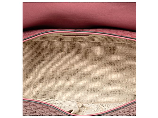 Gucci Pink Microguccissima Sukey Crossbody Rosa - vista 4