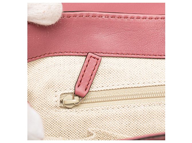 Gucci Pink Microguccissima Sukey Crossbody Rosa - vista 7
