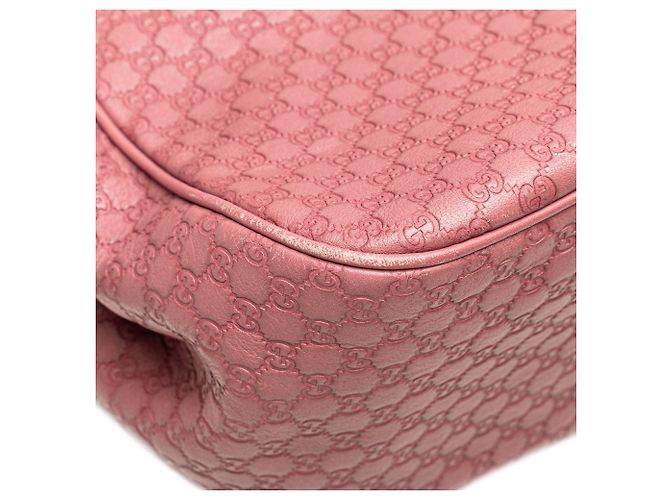 Gucci Pink Microguccissima Sukey Crossbody Rosa - vista 9