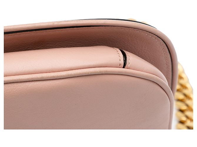 Borsa a tracolla Blondie in pelle di vitello rosa Gucci - vista 10
