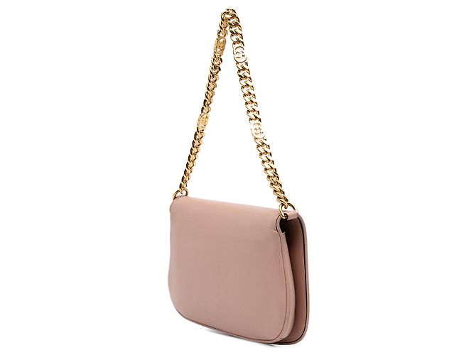 Borsa a tracolla Blondie in pelle di vitello rosa Gucci - vista 2