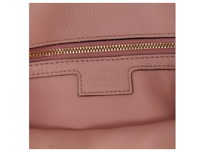 Borsa a tracolla Blondie in pelle di vitello rosa Gucci - vista 6