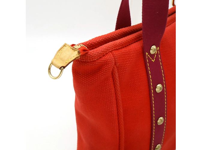 Borsa tote MM della linea Antigua di Louis Vuitton Rosso Porpora - vista 8
