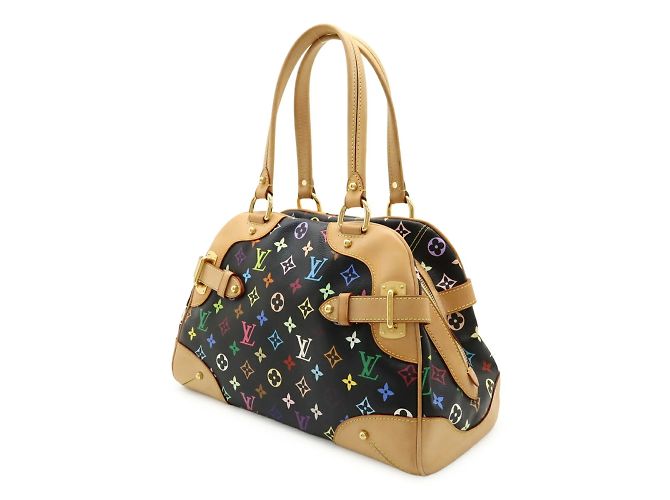 Louis Vuitton Monogram Multicolor Claudia Handtasche Schwarz Mehrfarben - Ansicht 3