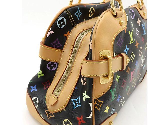 Louis Vuitton Monogram Multicolor Claudia Handtasche Schwarz Mehrfarben - Ansicht 6