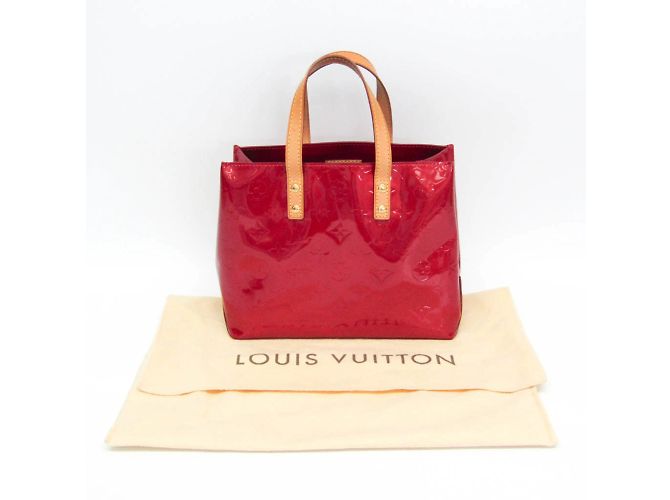 Borsa Louis Vuitton Monogram Vernis Reade PM Rosso - vista 2